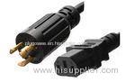 NEMA L5 - 30P IEC C13 Connector Power Cord 30 Amp Custom Length