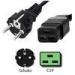 Schuko C19 3 Wire Male to Female Power Cord 16A 250V Custom Length