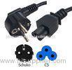 European Black Mickey Mouse Power Cord CEE 7 / 7 to IEC C5 for Laptop
