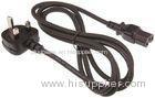 250 Volt PDU UK Appliance Power Cord IEC C15 BS 1363 Male End