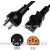 Israel SII Approved 3 Prong Appliance Power Cord SI32 to IEC C13 Computer Connector