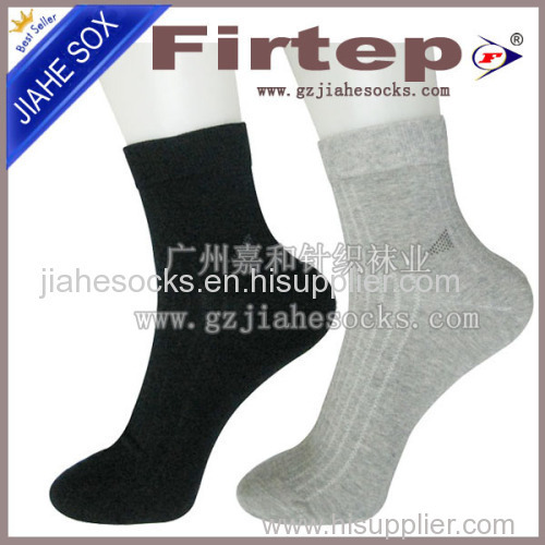 Cotton Black Men Business Socks Customized Guangzhou Socks Factory