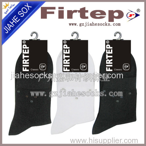 Cotton Black Men Business Socks Customized Guangzhou Socks Factory