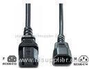 C14 to C13 server IEC 60320 Power Cord Three Prong 14/3 SJT Jacket 15A 250V