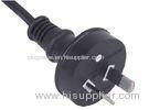 Molded 2 Prong New Zealand Power Cord 10A SAA AS 3112 With 2 Wires