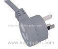 10A 250V IEC AC International Power Cords Australian Piggy Back Plug