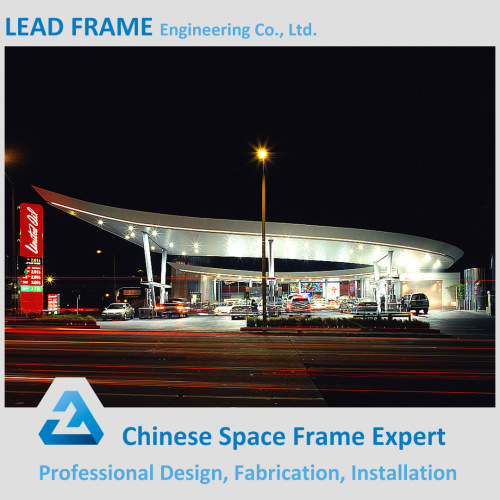 Strong Space Frame Structure Petrol Station from China