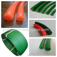 polyurethane PU round belts for industrial transmission belting