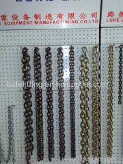 12mm size alloy steel chain g80 alloy steel chain black load chain for sell