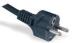 Schuko CEE7 / 7 European Power Cord 16A 250V Straight IEC Female End Type