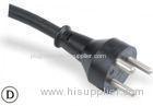 10 Amp Danish PC DenmarkPower Cord Black 3 Pin with DENMKO Approval