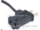 UL Listed America NEMA Power Cord 1-15P+1-15R piggy back 2 Prong plug