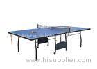 Movable Indoor Table Tennis Table Double Folding Portable 2740 X 1525 X 760 Mm
