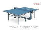 Environmental Protection Fold Up Ping Pong Table 1525 X 2740 X 760mm With U Style Legs