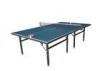 Movable Indoor Table Tennis Table Single Folding Blue Color Easy Install For Recreation