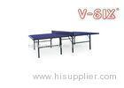 Economic Foldable Table Tennis Table Blue Color With 20*30 Mm Frame Size