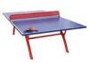 AP Board Outdoor Table Tennis Table 6mm Top Thickness With Red Tube Leg