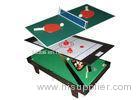 Multi Function Table Tennis Game Table Flannel Brown Color For Children