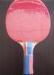White Sponge Table Tennis Rackets Reverted Double Rubber With Coloured Handle