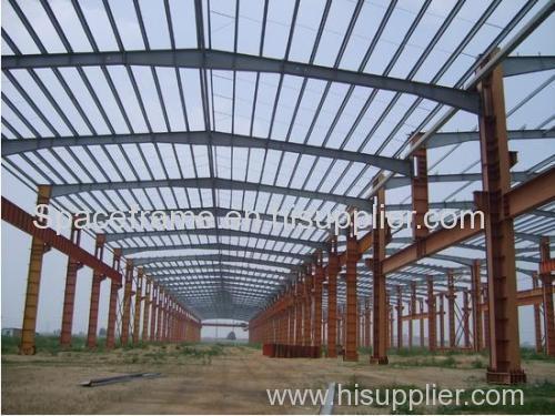 low cost steel truss structure workshop