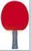5 Star Table Tennis Bats 5 Layers Blade 1.8 Mm Orange Sponge With Blue Line Color Handle