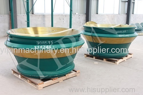 High manganese steel casted wear-resistant liner plate of the cone crusher (Mn19Cr2Mo)