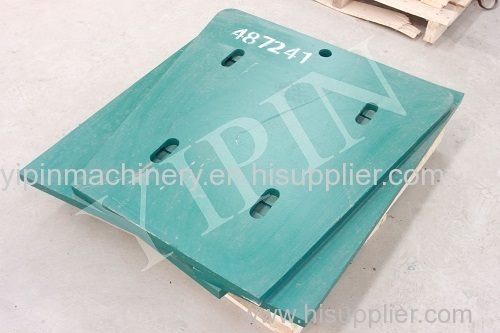 Guard plates and side plates for jaw crushers of Metso Sandvik Terex Sanme Kue Ken etc
