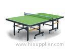 Foldable Competition Table Tennis Table Indoor Green Color With 20*50mm Frame Size