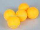 Celluloid Professional Ping Pong Balls Standard Size 40mm Yellow For Family Recreation