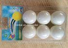 Professional Table Tennis Balls 6 PCS Heat Seal Clam Packing For Training