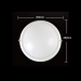 IP65 Oyster light 12W Plastic Round LED Wall Lighting