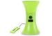 Easy Assemble Table Tennis Robot Spin Forward Serve Balls PVC Material Green Color