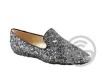 Ladies glittering pointy toe flat shoes