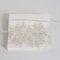 Battery Operated BO 25 SMD LED String Lights with Mini Clip