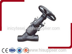 Forged Steel Y Type Globe Valve