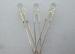 CE rosh certificate White Indicator LED 3mm round light emitting diode led