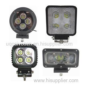 40w Cree Chips Led Work Driving Light For Car Truck Offroad ATV UTV SUV Tractor Boat 4x4