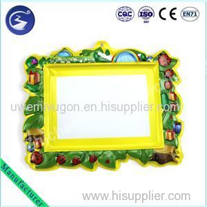 Lovely PVC Mirror Photo Frame For Children
