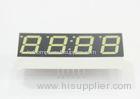 Common anode white emitting color 4 digit 7 segment displays 572nm