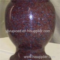 Red Granite Memorial Ashes Urns Vase