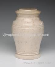 Large Beige Marble Custom Funeral Human Ashes Urn