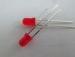 3mm Round Indicator LED With Flange Type Super red light emitting diode