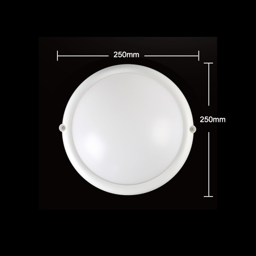 IP65 Oyster light 15W Plastic Round LED Wall Lighting