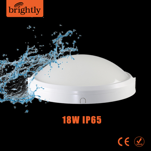 IP65 Oyster light 18W Plastic Round LED Wall Lighting