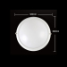 IP65 Outdoor Light 24W Plastic Round LED Wall Lighting