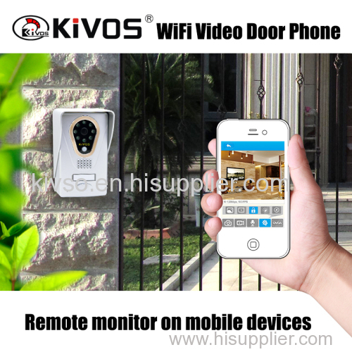 KIVOS Factory OEM support smart phone control viewing smart ip wifi doorbell