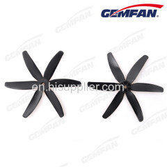 gemfan 5x4 inch 6 blade glass fiber nylon propeller cw ccw for rc multirotor
