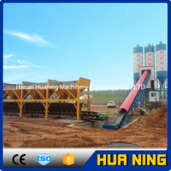 High efficient stationary 60m3/h concrete batching plant for sale