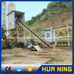 High efficient stationary 60m3/h concrete batching plant for sale