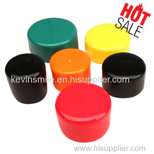 Plastic pipe end caps . plastic tube end caps .end caps for plastic clear tubes